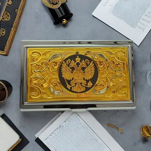В подарок: Визитница «Герб РФ» №8