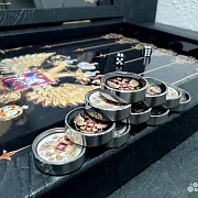 На память: Нарды под стеклом «Великая Держава» — фотография 7