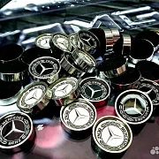 На память: Комплект стальных фишек для нард «Mercedes» — фотография 7