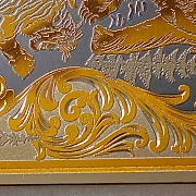 Фляжка "Схватка" — оригинальный подарок — фотография 2