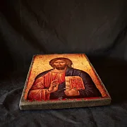 Икона "Христос Вседержитель" + подставка в подарок — фотография 6