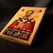 Икона с ковчегом " Святитель Николай" — необычный подарок — фотография 9