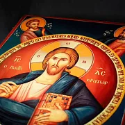 Икона "Христос Пантократор с Апостолами" — необычный подарок — фотография 6