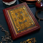 На память: Книга "Большая книга власти" — книга в коже — фотография 1