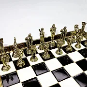 Шахматы с металлическими фигурами — красивый подарок — фотография 8