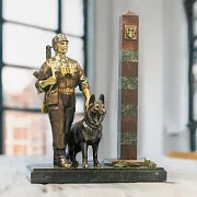 Бронзовая статуэтка «Караул» в подарок — фотография 1