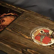 Коробка деревянная для икон — красивый подарок — фотография 1