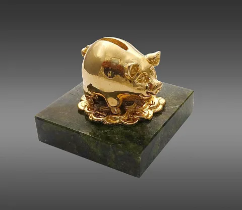Бронзовая статуэтка «Копейка» — красивый подарок