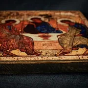 На память: Икона "Пресвятая Троица" Андрея Рублева — фотография 5