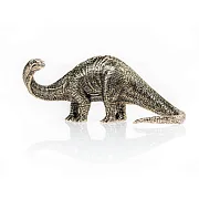 Бронзовый динозавр «Бронтозавр» с патиной — красивый подарок — фотография 3
