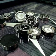 На память: Комплект стальных фишек для нард «Mercedes» — фотография 8