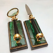 Письменный набор с Георгием Победоносцем. Златоуст — оригинальный подарок — фотография 4