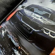 Нарды под стеклом «BMW M5 Ангельские глазки» — оригинальный подарок — фотография 8