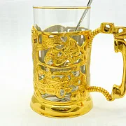 Латунный подстаканник «Полиция» — оригинальный подарок — фотография 3