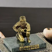 Бронзовая статуэтка «Знак зодиака Стрелец» — оригинальный подарок — фотография 1
