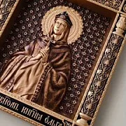 На память: Икона Святая княгиня Ольга — фотография 6