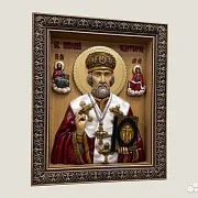 Святой Николай Чудотворец икона из дерева — красивый подарок — фотография 2